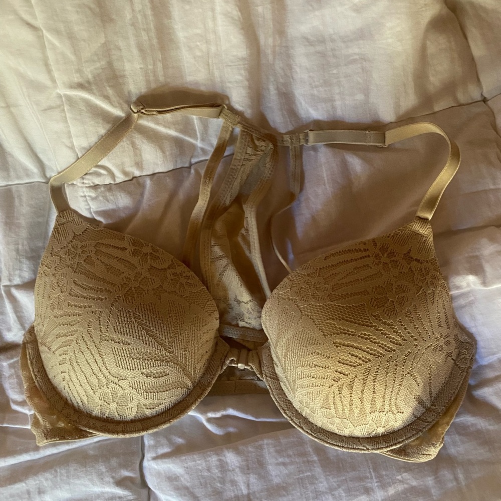 Victoria Secret / PINK tropical racerback front close bra.